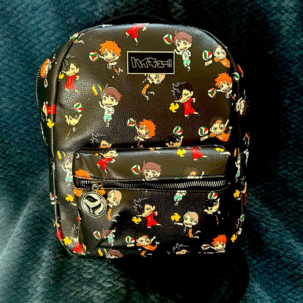 HAIKYU!! Black NO SIGN OF USE MINI BACK PACK